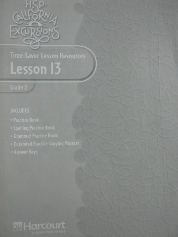 (image for) California Excursions 2 Time-Saver Lesson Resources 13 (CA)(P)