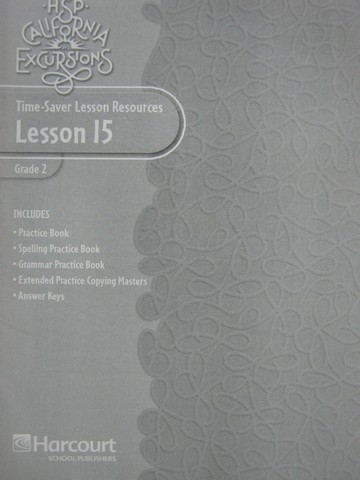(image for) California Excursions 2 Time-Saver Lesson Resources 15 (CA)(P)