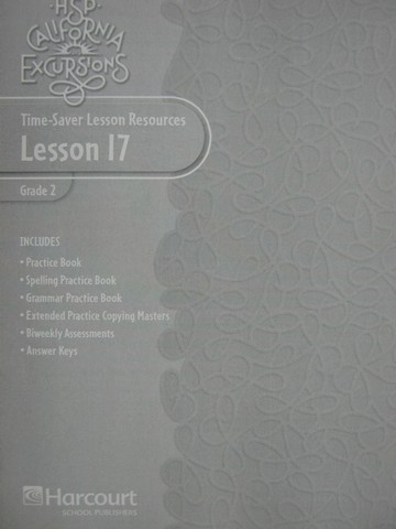 (image for) California Excursions 2 Time-Saver Lesson Resources 17 (CA)(P)