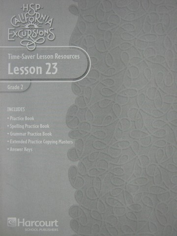 (image for) California Excursions 2 Time-Saver Lesson Resources 23 (CA)(P)