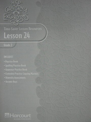 (image for) California Excursions 2 Time-Saver Lesson Resources 24 (CA)(P)