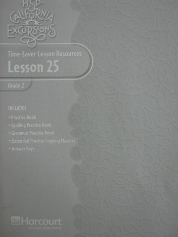 (image for) California Excursions 2 Time-Saver Lesson Resources 25 (CA)(P)
