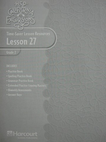 (image for) California Excursions 2 Time-Saver Lesson Resources 27 (CA)(P)