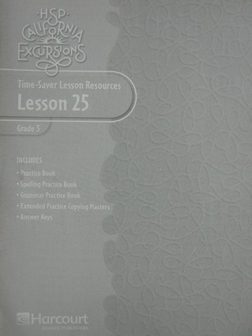 (image for) California Excursions 3 Time-Saver Lesson Resources 25 (P)