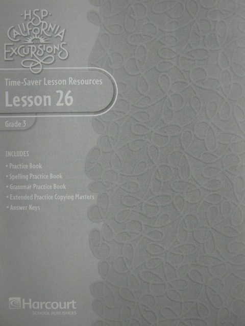 (image for) California Excursions 3 Time-Saver Lesson Resources 26 (P)