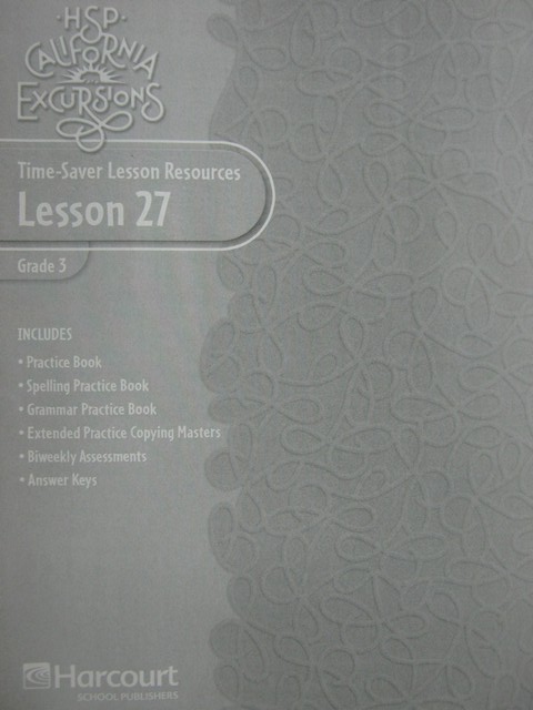 (image for) California Excursions 3 Time-Saver Lesson Resources 27 (P)