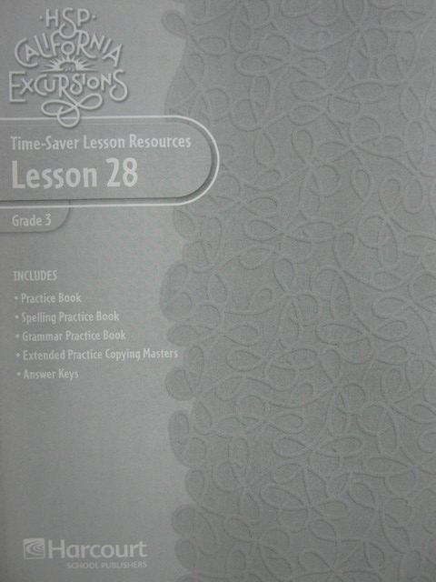 (image for) California Excursions 3 Time-Saver Lesson Resources 28 (P)