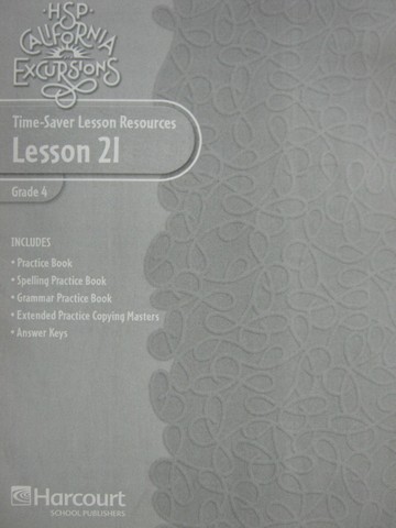 (image for) California Excursions 4 Time-Saver Lesson Resources 21 (CA)(P)