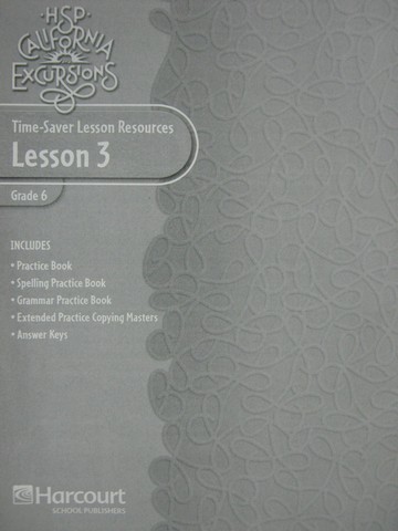 (image for) California Excursions 6 Time-Saver Lesson Resources 3 (CA)(P)