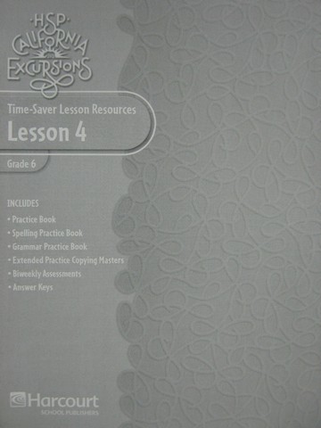 (image for) California Excursions 6 Time-Saver Lesson Resources 4 (CA)(P)