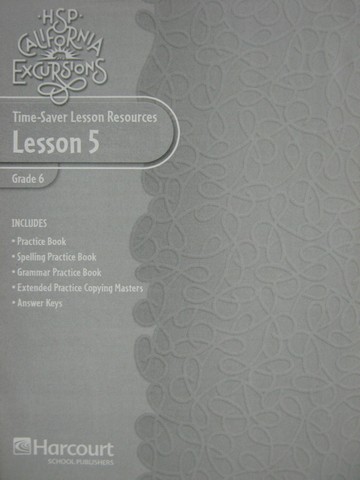 (image for) California Excursions 6 Time-Saver Lesson Resources 5 (CA)(P)