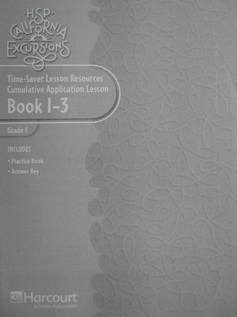 (image for) California Excursions 1 Time-Saver LR Book 1-3 (CA)(P)
