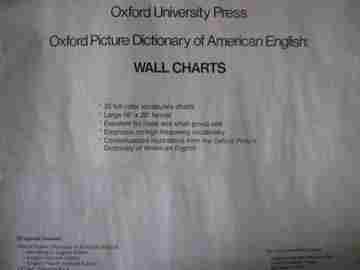 (image for) Oxford Picture Dictionary of American English Wall Charts (Pk)