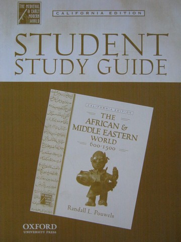 (image for) American & Middle Eastern World Student Study Guide (CA)(P)