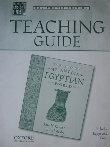 (image for) Ancient Egyptian World Teaching Guide (CA)(TE)(P) by Moger