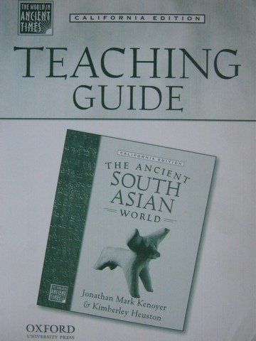 (image for) Ancient South Asian World Teaching Guide (CA)(TE)(P) by Heuston