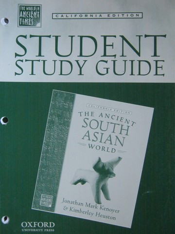 (image for) Ancient South Asian World Student Study Guide (CA)(P) by Heuston