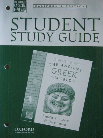 (image for) Ancient Greek World Student Study Guide (CA)(P) by Scott Ingram