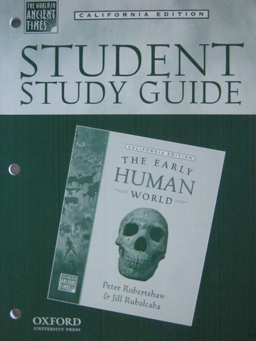 (image for) Early Human World Student Study Guide (CA)(P) by Scott Ingram