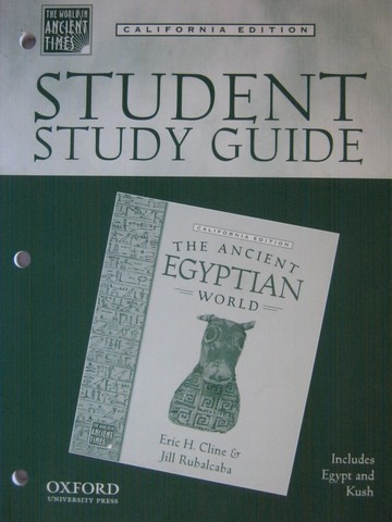 (image for) Ancient Egyptian World Student Study Guide (CA)(P) by Sumners