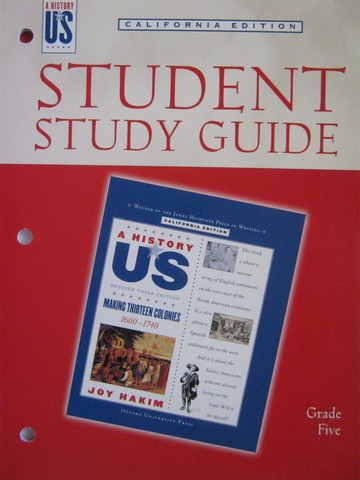 (image for) A History of US 3e 5 Making 13 Colonies Study Guide (CA)(P)