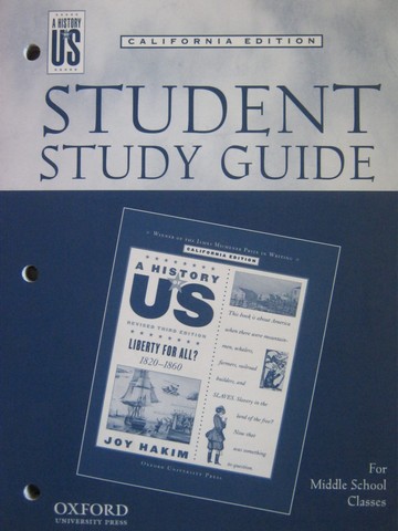 (image for) A History of US Revised 3e Liberty for All? Study Guide (CA)(P) - Click Image to Close