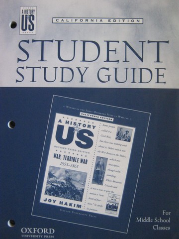 (image for) A History of US Revised 3e War Terrible War Study Guide (CA)(P)