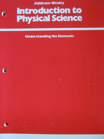 (image for) Introduction to Physical Science Understanding the Elements (P) - Click Image to Close