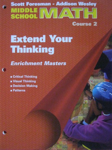 (image for) Middle School Math Course 2 Extend Your Thinking (P)