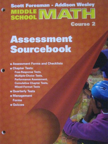 (image for) Middle School Math Course 2 Assessment Sourcebook (P)
