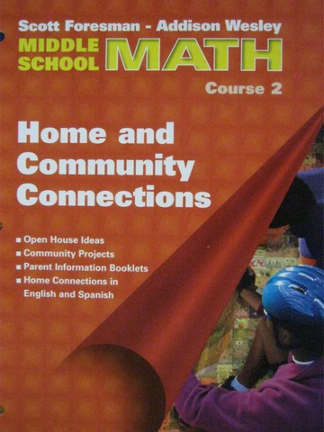 (image for) Middle School Math Course 2 Home & Community (P) by Josel - Click Image to Close