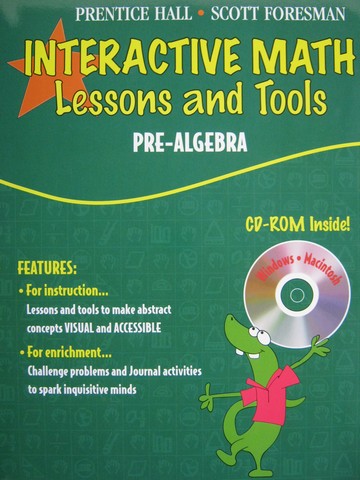 (image for) Interactive Math Lessons & Tools for Pre-Algebra (P)
