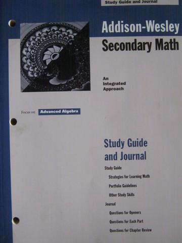 (image for) Focus on Advanced Algebra Study Guide & Journal (P)