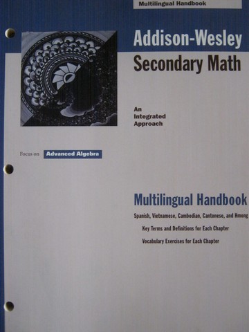 (image for) Focus on Advanced Algebra Multilingual Handbook (P)