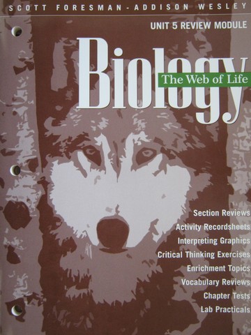(image for) Biology The Web of Life Unit 5 Review Module (P)