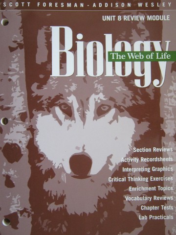 (image for) Biology The Web of Life Unit 8 Review Module (P)