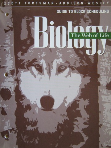(image for) Biology The Web of Life Guide to Block Scheduling (P)