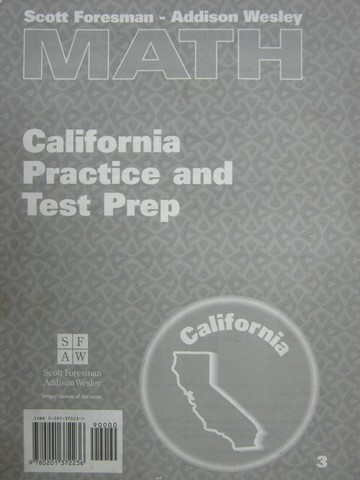 (image for) SFAW Math 3 California Practice & Test Prep (CA)(P)