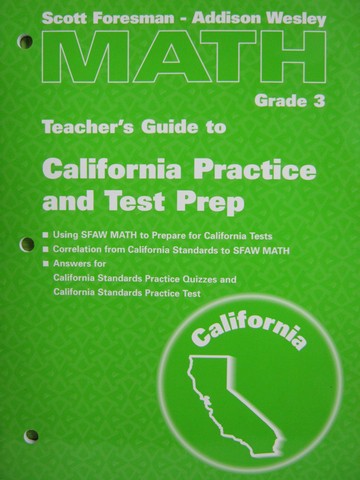 (image for) SFAW Math 3 California Practice & Test Prep TG (CA)(TE)(P)