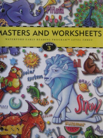 (image for) Waterford Early Reading 3 Masters & Worksheets (TE)(P)
