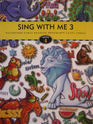 (image for) Waterford Early Reading 3 Sing with Me Book 4 (TE)(Spiral)