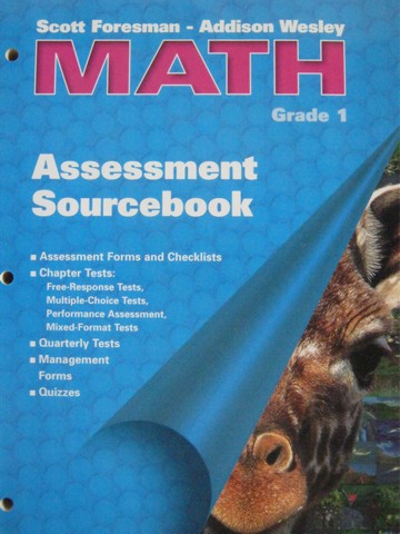 (image for) SFAW Math 1 Assessment Sourcebook (P)