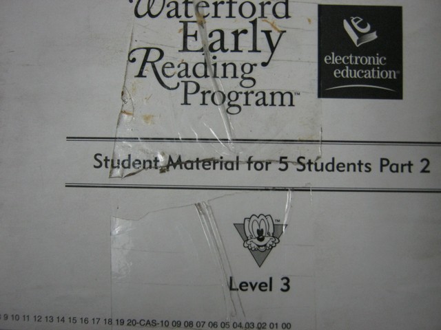 (image for) Waterford Early Reading Program 3 Student Material Part 2 (Box)