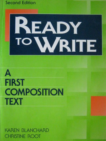 (image for) Ready to Write 2nd Edition (P) by Blanchard & Root