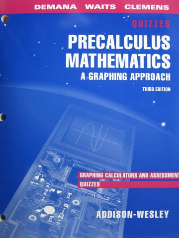 (image for) Precalculus Mathematics 3e Quizzes (P) by Foley, Taylor,