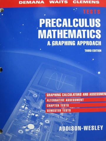 (image for) Precalculus Mathematics 3e Tests (P) by Foley & Taylor
