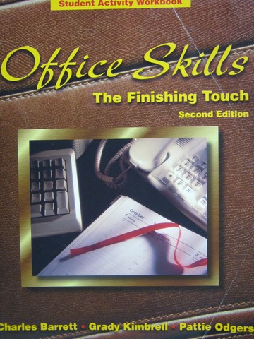 (image for) Office Skills 2nd Edition Student Activity Workbook (P)