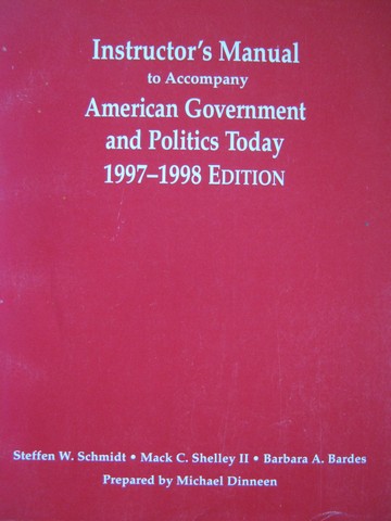 (image for) American Government & Politics Today 1997-1998 IM (TE)(P)