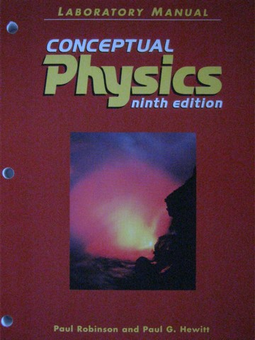 (image for) Conceptual Physics 9e Laboratory Manual (P) by Robinson & Hewitt