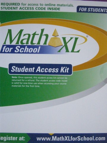 (image for) Math XL for School Student Access Kit (P)